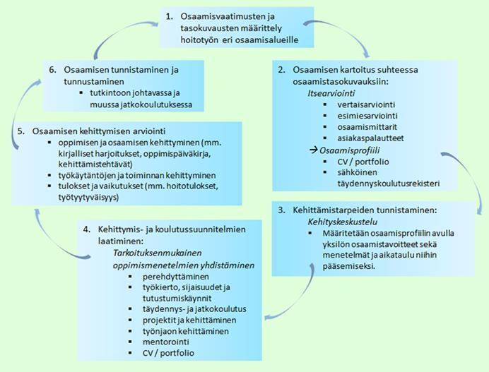 OSAAMISEN KEHITTÄMINEN JA VARMISTAMINEN SUUNNITELMALLISENA PROSESSINA Kuvio.