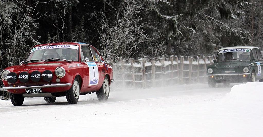 Vauhdikasta menoa vanhoilla autoilla Tammikuun lopulla nähtiin Tilkunpellon leirintäalueen sivuuttavalla tiellä reipasta autoilua, kun Historic Rally Trophy 2018