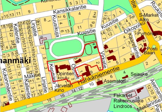 KÄRKÖLÄ Päiväys 22.2.2018 JÄRVELÄ Päivitetty 29.4.2018 OPINTIEN ALUE ASEMAKAAVAN MUUTOS OSALLISTUMIS- JA ARVIOINTISUUNNITELMA 1.