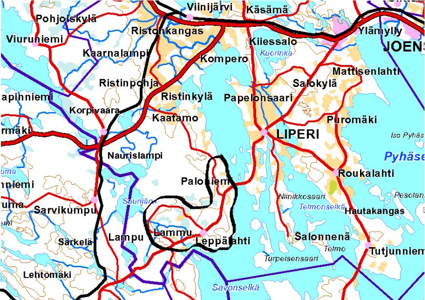 Liite 3 Liperi MML 2015 Liperi: 2012 Leppälahti http://www.jatevesihanke.