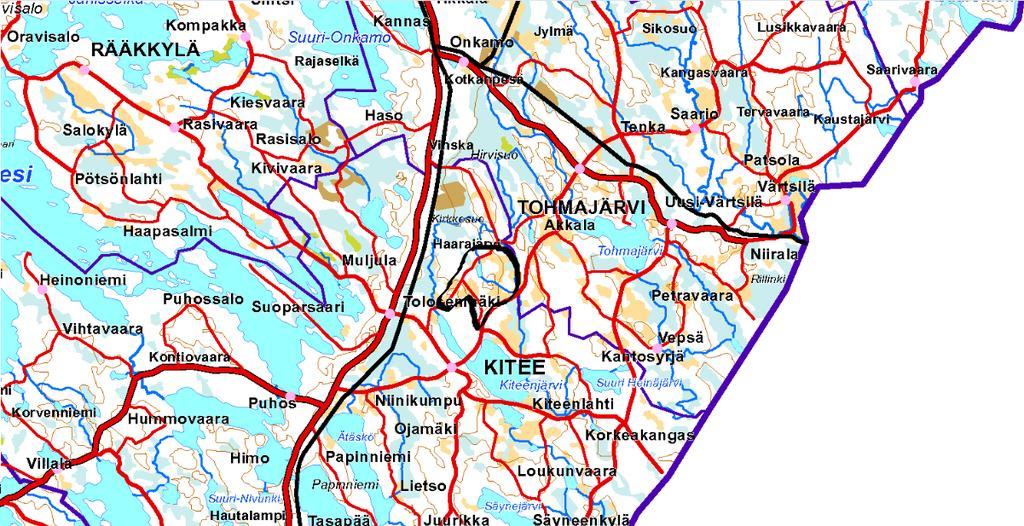 Liite 3 Kitee (pohjoinen) MML 2015 Kitee: 2014 Ruppovaara http://www.