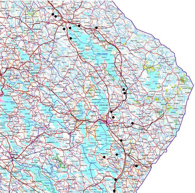 Haja-asutuksen jätevedet Pohjois-Karjalan hankealueella Tilannekatsaus 20