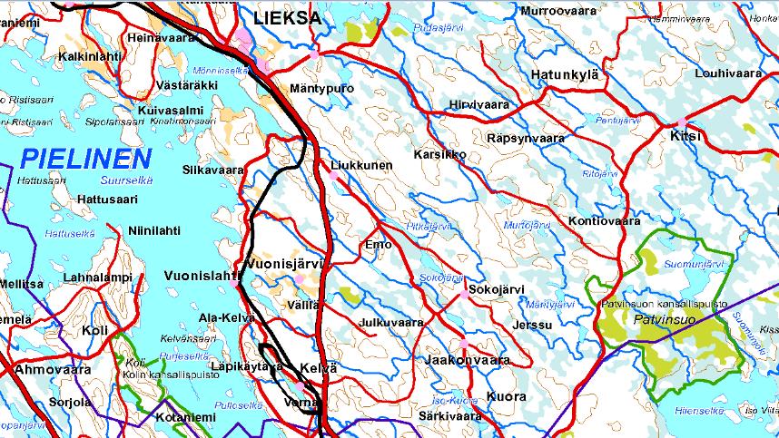 Liite 3 Lieksa (eteläinen) Lieksa 2016 Kelvä http://www.jatevesihanke.