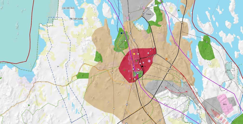 Utdrag ur utkastet till Österbottens landskapsplan