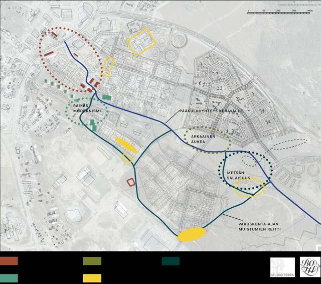 YLEISSUUNNITELMA TAITEEN SIJOITTAMISESTA Vuonna 2015 Rykmentinpuistoon laadittiin Taiteen yleissuunnitelma.