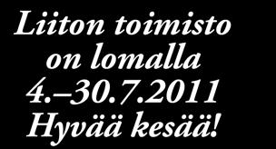 Sivu 20 Liiton toimisto on lomalla 4. 30.7.2011 Hyvää kesää! Kannen kuva Heli Sorsa Simmu Malasto Risto Spora Heli Sorsa Heli Sorsa DARTS-LEHTI Päätoimittaja Risto Spora Puh: 040-900 4787 risto.
