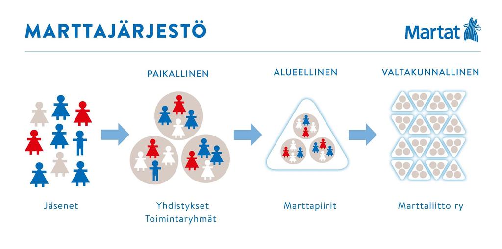 Jäsenet 46 600 Yhdistykset 1 151 Toimintaryhmät 68