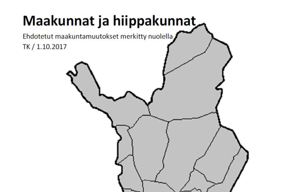 olisi yhden hiippakunnan alueella. Hiippakunnat koostuisivat 1-4 maakunnasta. Porvoon hiippakuntaan uudistuksella ei olisi vaikutusta.