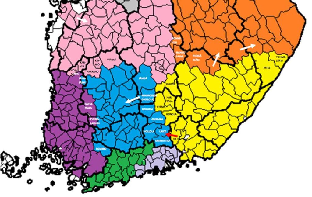 ja kehittämisestä. Rajojen tarkentaminen selkeyttäisi kirkon ja yhteiskunnallisten viranomaisten ja toimijoiden välistä yhteistyötä ja toisi mahdollisesti synergiaetuja.