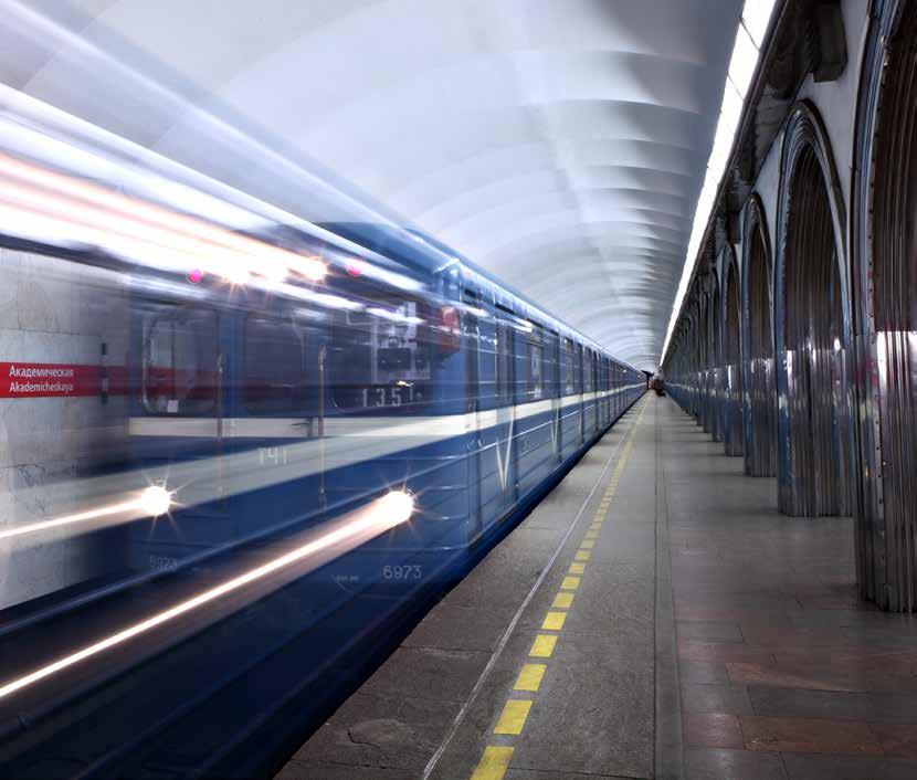 Pietarin Metro - Osittain Neva-joen penkereiden alle rakennettujen tyylikkäiden ja historiallisten metroasemien hyvä ilmanlaatu sekä satojen