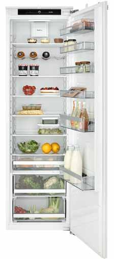 Integroitavat jääkaappi ja pakastin R31831I 728886 Kalusteisiin asennettava jääkaappi Litteä sarana ovesta-oveen Mitat (KxLxS): 177,2 55,5 54,5 cm Jääkaappi nnenergialuokka: A++ nnfreshair :