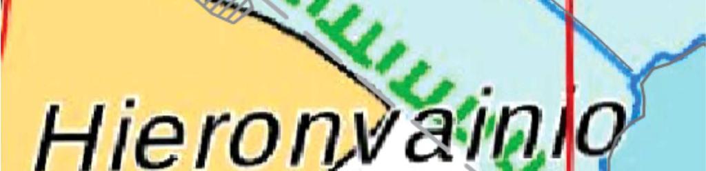 Allasalueen alapuolelta olisi syytä raivata kasvustoa pois, jotta vesialue erottuisi järven suunnasta paremmin ja