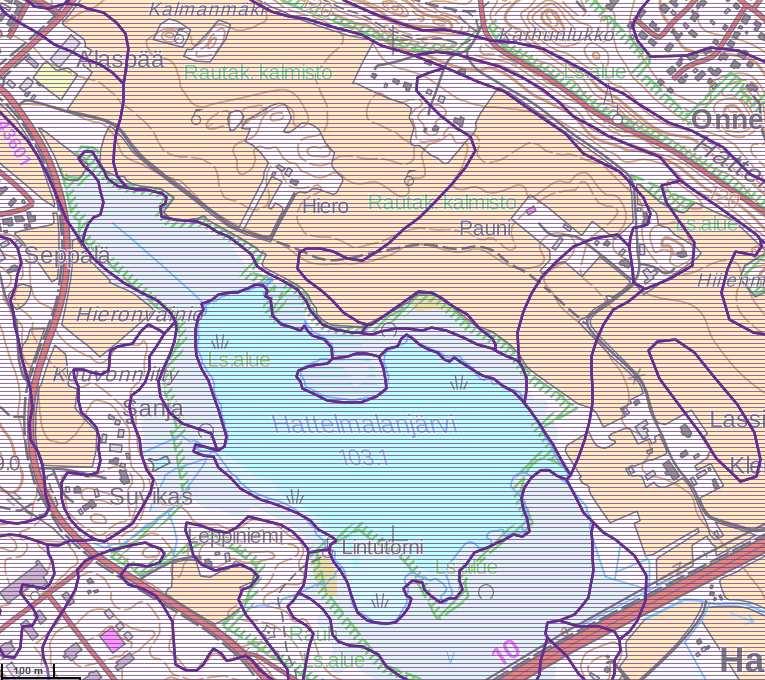 2.3. Alueen maaperä Geologian tutkimuskeskuksen maaperä-, kallioperä-, turve- ja maa-ainestutkimuksiin pohjautuvien maaperäaineistojen mukaan suunnittelualueen maaperä on pääosin saraturvetta (Ct)
