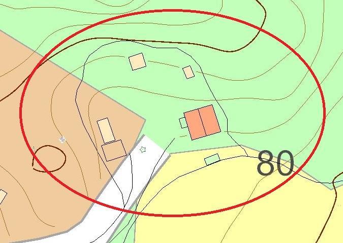 Pihapiiri sijaitsee Joutsiniementien varressa, avoimen peltomaiseman reunalla.