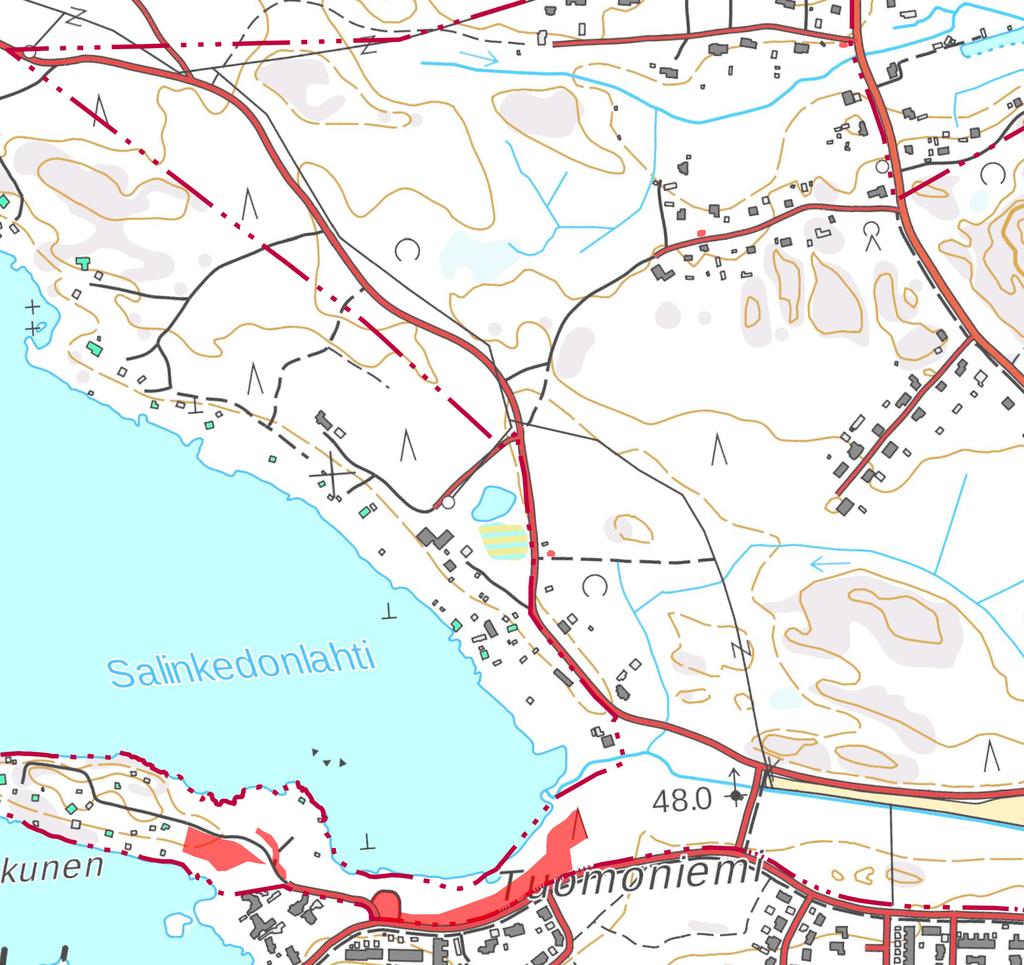 4 5 6 3 2 1 Kuva 2. Löydetyt pystykiurunkannuskasvustot (numeroidut pallot ja punaiset rajaukset). Taulukko 1. Pystykiurunkannuskasvustojen tarkat tiedot.