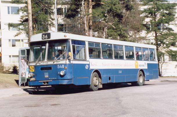 Helsingin kaupungin liikennelaitos 548, Volvo B59-59 / 5900 / Wiima HKL vm.