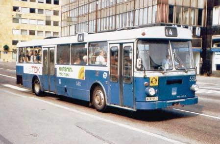 Helsingin kaupungin liikennelaitos 546 Wiiman perä.