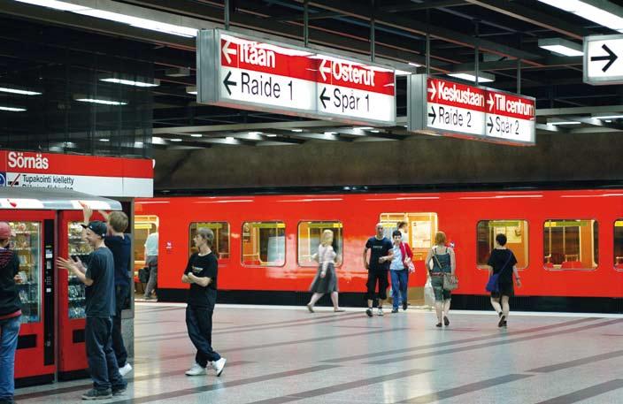 kyisen metron kaltainen perusyhteys keskustasta Puotinharjuun eli Itäkeskukseen.