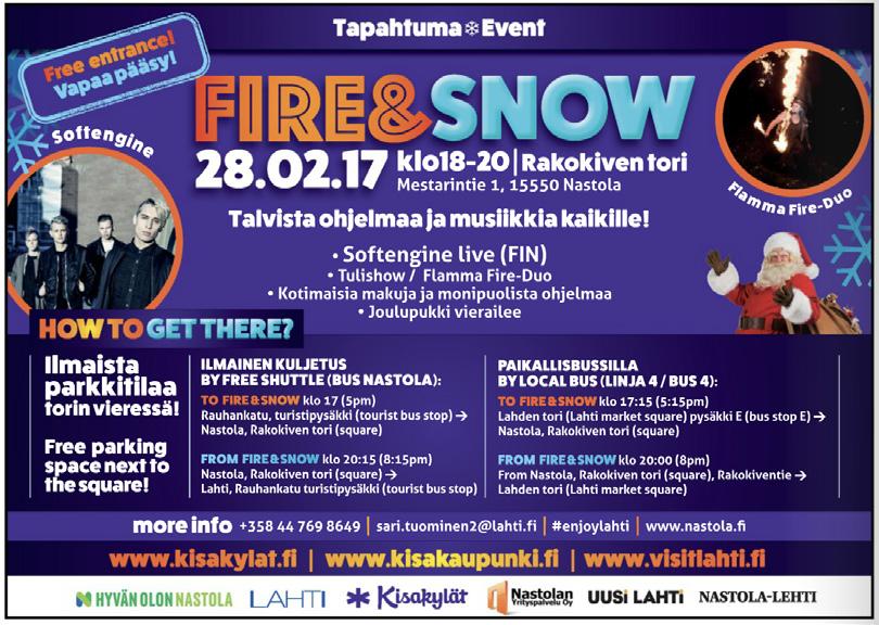 Järjestäjät markkinoivat kisakylätapahtumia mm. lehti-ilmoituksin.