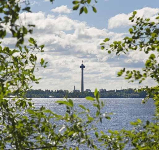 Pysäköintilaitoksesta on sisäyhteys kerroksiin.