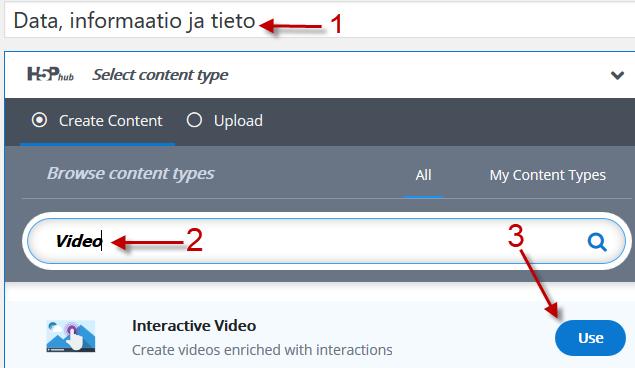 Interaktiivisen videon tekeminen alkaa perinteiseen tapaan.