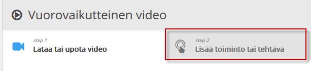 Kannattaa laittaa video pyörimään ja sopivassa kohtaa sitten painat pause ja määrittelet siihen