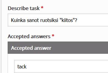 Valitse kieli ja kirjoita teksti mikä