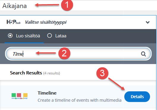 Ensimmäiseksi laitat otsikon ja kuvauksen, jotta