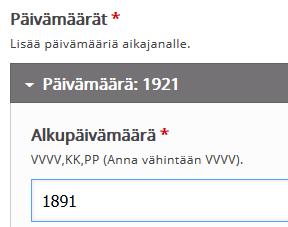 Halutessasi voit laittaa taustakuvan aikajanalle.
