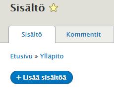 Valitse perussivu, koska artikkeleihin
