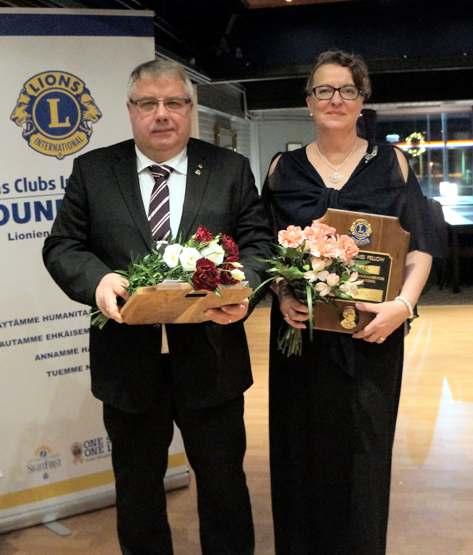 Juhlapuhujana oli Suomen Lionsliiton varapuheenjohtaja Pirkko Vihavainen. Piirikuvernööri Veli-Matti Andersson toi piirin tervehdyksen.