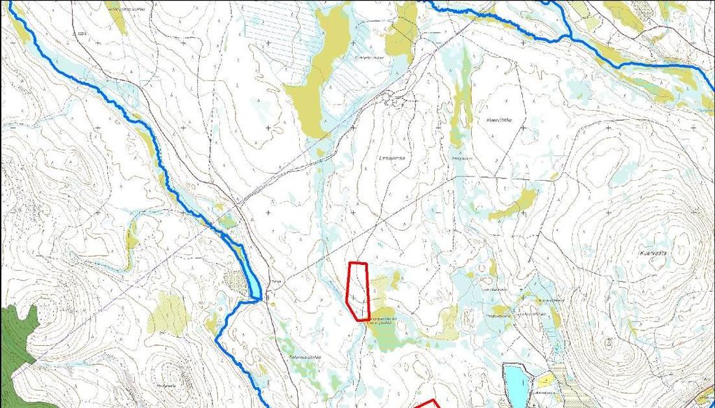 Kuva 9. Natura ja luonnonsuojelualueet asemakaavoitettavan alueen lähiympäristössä. 2.3.