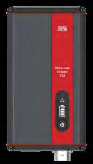 Tuotteet - Showroom-akkulaturi ShowroomCharger 32A DEFA Showroom Charger 32A perustuu uusimpaan switchmode-teknologiaan ja on latauspiiriltään galvaanisesti erotettu.