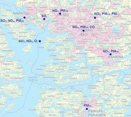 Seurantajärjestelmä Ilman epäpuhtauksien pitoisuuksia seurataan reaaliaikaisesti jatkuvatoimisilla analysaattoreilla ilmanlaadun mittausasemilla.