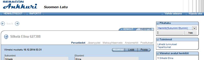 Yhdistyskäyttäjän tietopaketti 13/99 26.10.