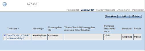 Yhdistyskäyttäjän tietopaketti 17/99 26.10.2017 12 MILLOIN JÄSENYYS ON ALKANUT TAI PÄÄTTYNYT? Yhden henkilön jäsenyyden jäsenlajit voivat muuttua jäsenyyden aikana.