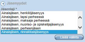 ohje Jäsenten yhteystietojen hakeminen) ja sen jälkeen suodattaa