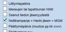 Yhdistyskäyttäjän tietopaketti 73/99 26.10.