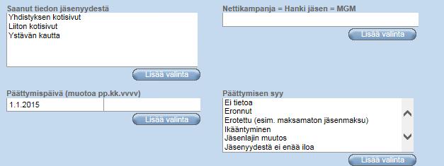 Yhdistyskäyttäjän tietopaketti 76/99 26.10.