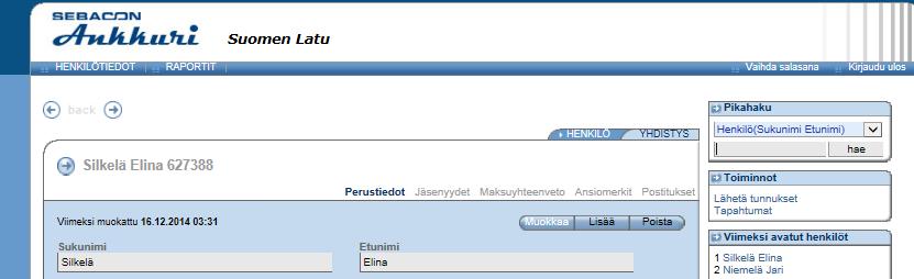 Yhdistyskäyttäjän tietopaketti 7/99 26.10.