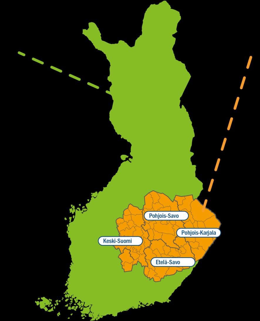 Markkina-alue Energiamarkkina Suomessa toimivat energiayhtiöt Kaukolämpö Sähköverkko Yhteensä potentiaalisia asiakkaita noin 100 kpl Markkina-alueen arvioitu hankintavolyymi vähintään 100.000.