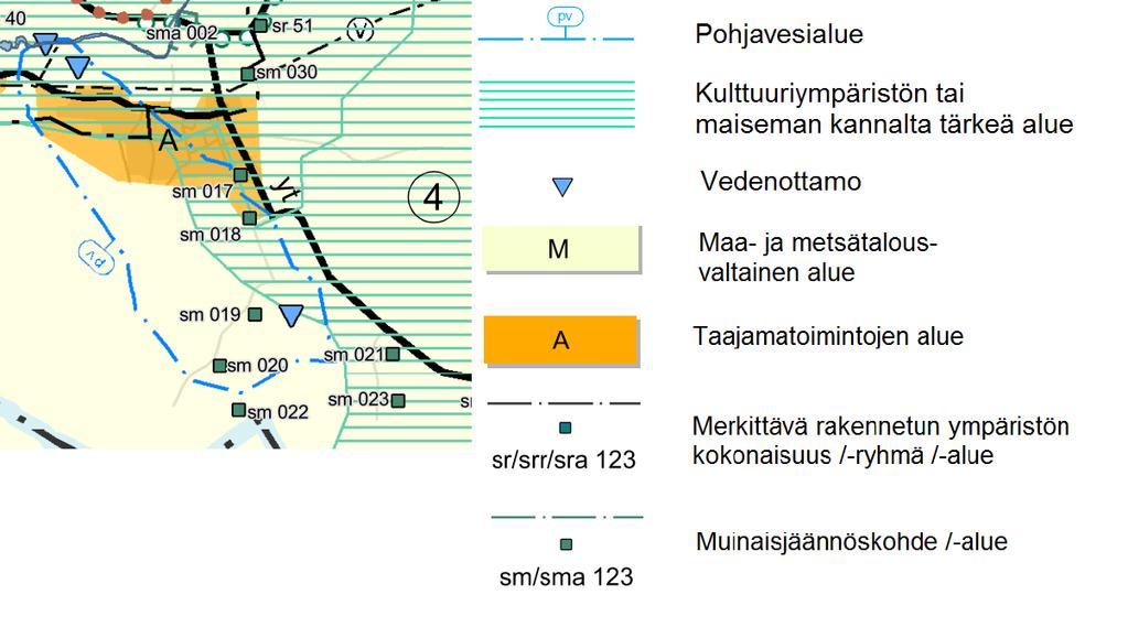 51 Maisema-alueista maakuntakaavan suunnittelumääräyksissä todetaan, että suunnitelmien ja toimenpiteiden alueella tulee olla maiseman arvoja turvaavia ja edistäviä, rakentamisen tulee kohdistua