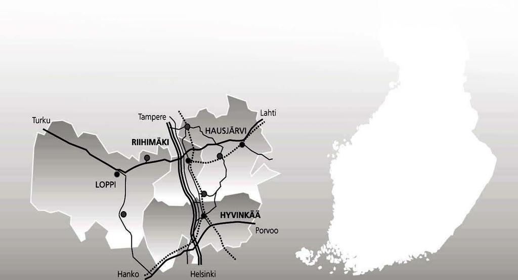 Hyrian toimipaikat Hyvinkää-Riihimäki -alueella 1a Torikatu 18, Hyvinkää Kauppakeskus Willa, Hyvinkää (HyriaPiste) 1b Karankatu 3 5, Hyvinkää 1c Kauppalankatu 18, Hyvinkää 1d Uudenmaankatu 249,