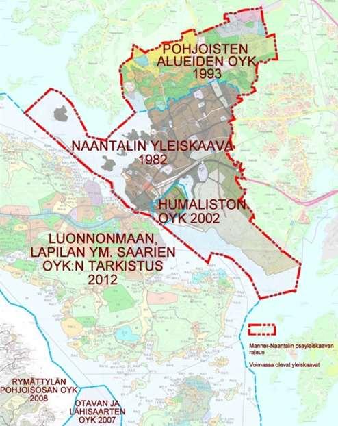 9 (85) FCG ARKKITEHDIT Manner-Naantalin osayleiskaava 1 PERUS- JA TUNNISTETIEDOT Selostus liittyy x.x.xxxx päivättyyn Manner-Naantalin osayleiskaavaan.