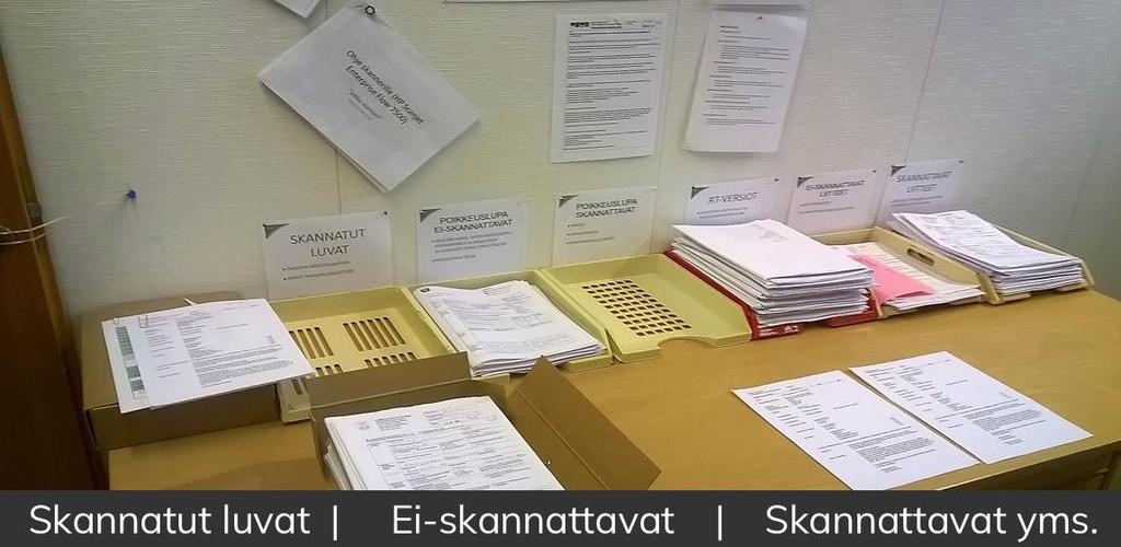 tarkoitus digitoida, missä järjestyksessä ja miten asiakirjoja tulee säilyttää digitoinnin jälkeen.