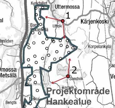 Hankkeen voimakkaimmat vaikutukset kohdistuvat lähimaisemaan ja hankealuetta lähimpänä sijaitsevalle asutukselle, erityisesti Kallträskin ja Pakankylän rakennuksille.