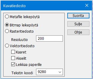 7. Kairaustiedoston tulostus 7.1 Yksittäisen pisteen tulostus Kairausikkunassa toimivat normaalit tulostustoiminnot.
