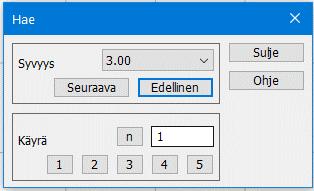 Avaa-toiminnolla voit lukea uuden tiedoston (vanha tieto poistetaan) ja Yhdistä-toiminnolla liittää luettavan tiedoston vanhan jatkoksi.