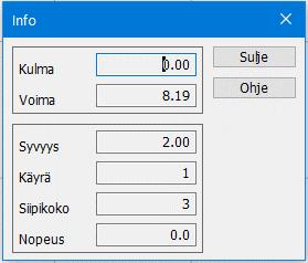 Talleta syvyys -toiminnolla voidaan valita, mitkä syvyydet talletetaan muodostuvaan kairaustiedostoon. Auto selaus -toiminto kelaa automaattisesti läpi jokaisen syvyyden kaksi ensimmäistä käyrää.