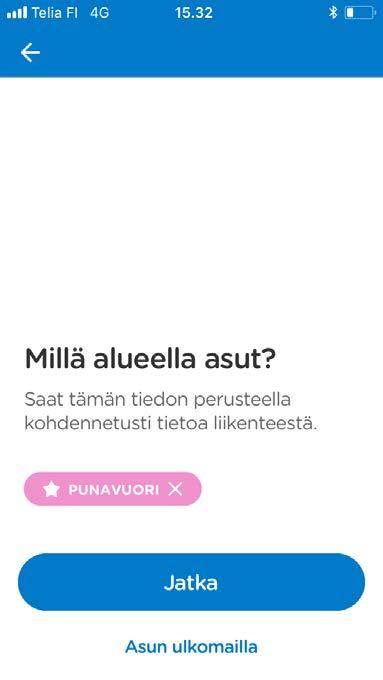 tietoa hyödynnetään myös ajankohtaisen tiedon kohdentamiseen asiakkaalle: